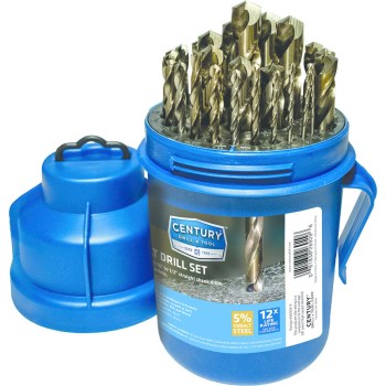 Century Drill & Tool 26929 29pc Cobalt Bit Pod